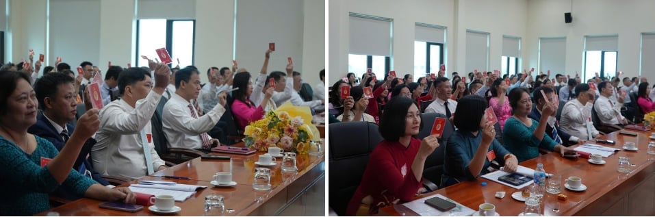 Đại hội không chỉ tổng kết chặng đường 5 năm vừa qua mà còn khởi động cho một giai đoạn chuyển đổi quan trọng. Ảnh: Hoàng Hiền. Đại hội không chỉ tổng kết chặng đường 5 năm vừa qua mà còn khởi động cho một giai đoạn chuyển đổi quan trọng. Ảnh: Hoàng Hiền.