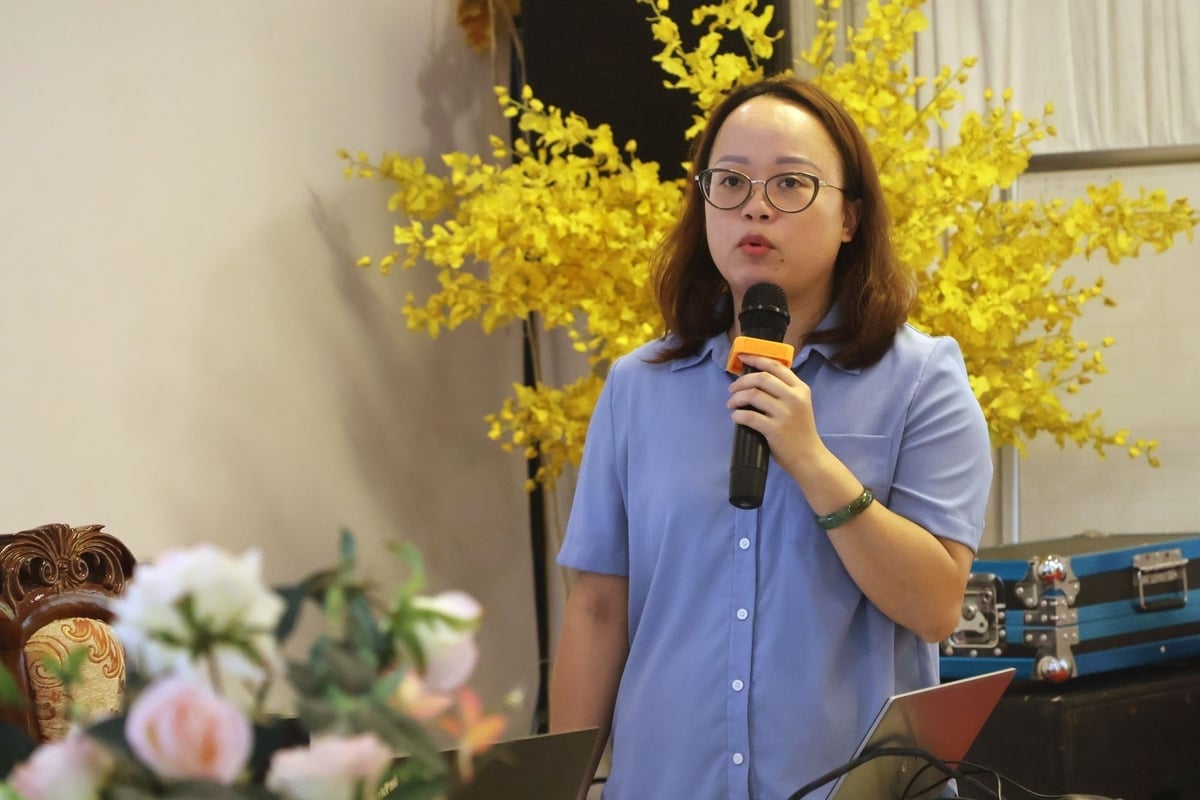 TS. Nguyễn Thu Hương - Chuyên gia Tổ chức STOP cảnh báo những thông tin sai lệch đang lan truyền về thuốc lá thế hệ mới. Ảnh: Trung Nguyên. TS. Nguyễn Thu Hương - Chuyên gia Tổ chức STOP cảnh báo những thông tin sai lệch đang lan truyền về thuốc lá thế hệ mới. Ảnh: Trung Nguyên.