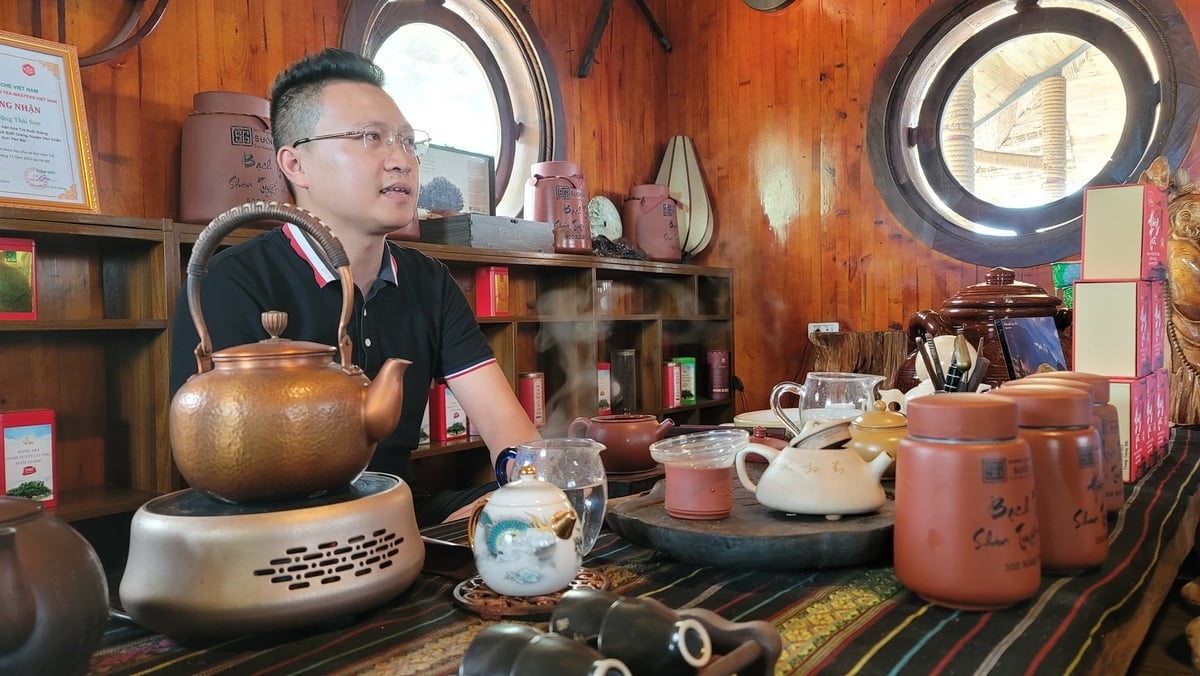 Sơn ở Không gian văn hóa Trà Suối Giàng. Ảnh: Việt Hùng. Sơn ở Không gian văn hóa Trà Suối Giàng. Ảnh: Việt Hùng.