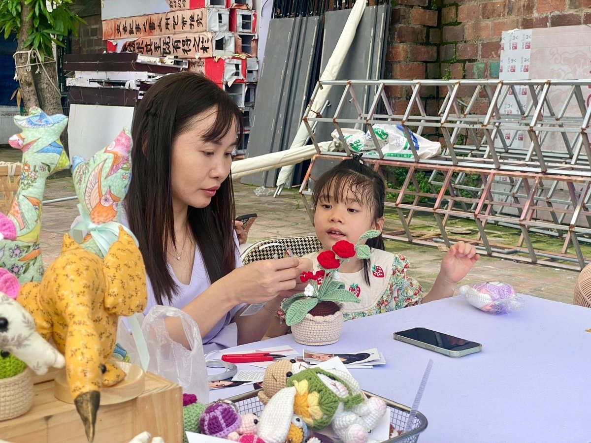 Không gian để các thế hệ cùng trải nghiệm về giá trị văn hóa truyền thống. Ảnh: Thanh Ngọc. Không gian để các thế hệ cùng trải nghiệm về giá trị văn hóa truyền thống. Ảnh: Thanh Ngọc.
