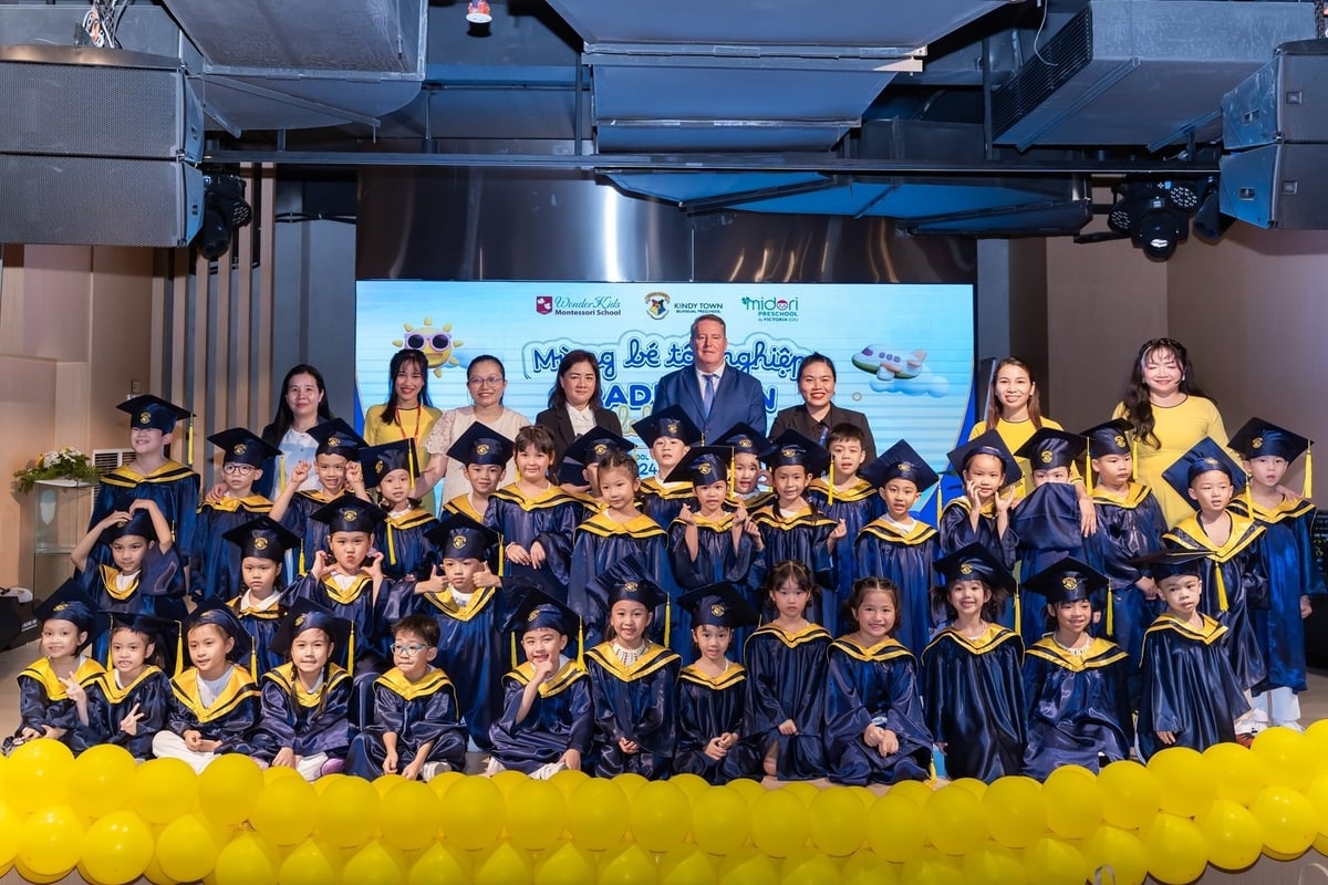 Lễ tổng kết của khối mầm non Victoria Preschool. Ảnh: Victoria School. Lễ tổng kết của khối mầm non Victoria Preschool. Ảnh: Victoria School.