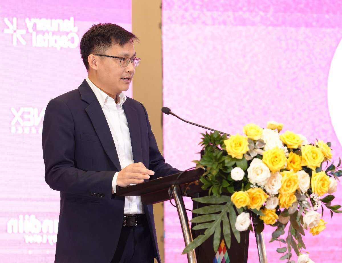 Ông Võ Xuân Hoài, Phó Giám đốc Trung tâm Đổi mới sáng tạo Quốc gia (NIC) phát biểu tại sự kiện. Ông Võ Xuân Hoài, Phó Giám đốc Trung tâm Đổi mới sáng tạo Quốc gia (NIC) phát biểu tại sự kiện.