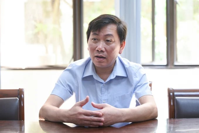 Dr. Nguyen Do Anh Tuan, General Director of the International Cooperation Department, expresses concern about the United States' recent tariff policies. Photo: Tung Dinh.