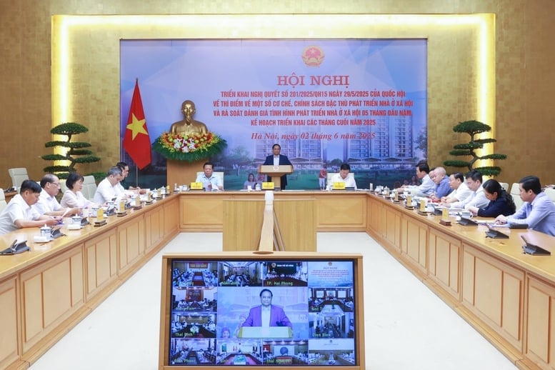 Thủ tướng Phạm Minh Chính chủ trì Hội nghị. Ảnh: VGP/Nhật Bắc.