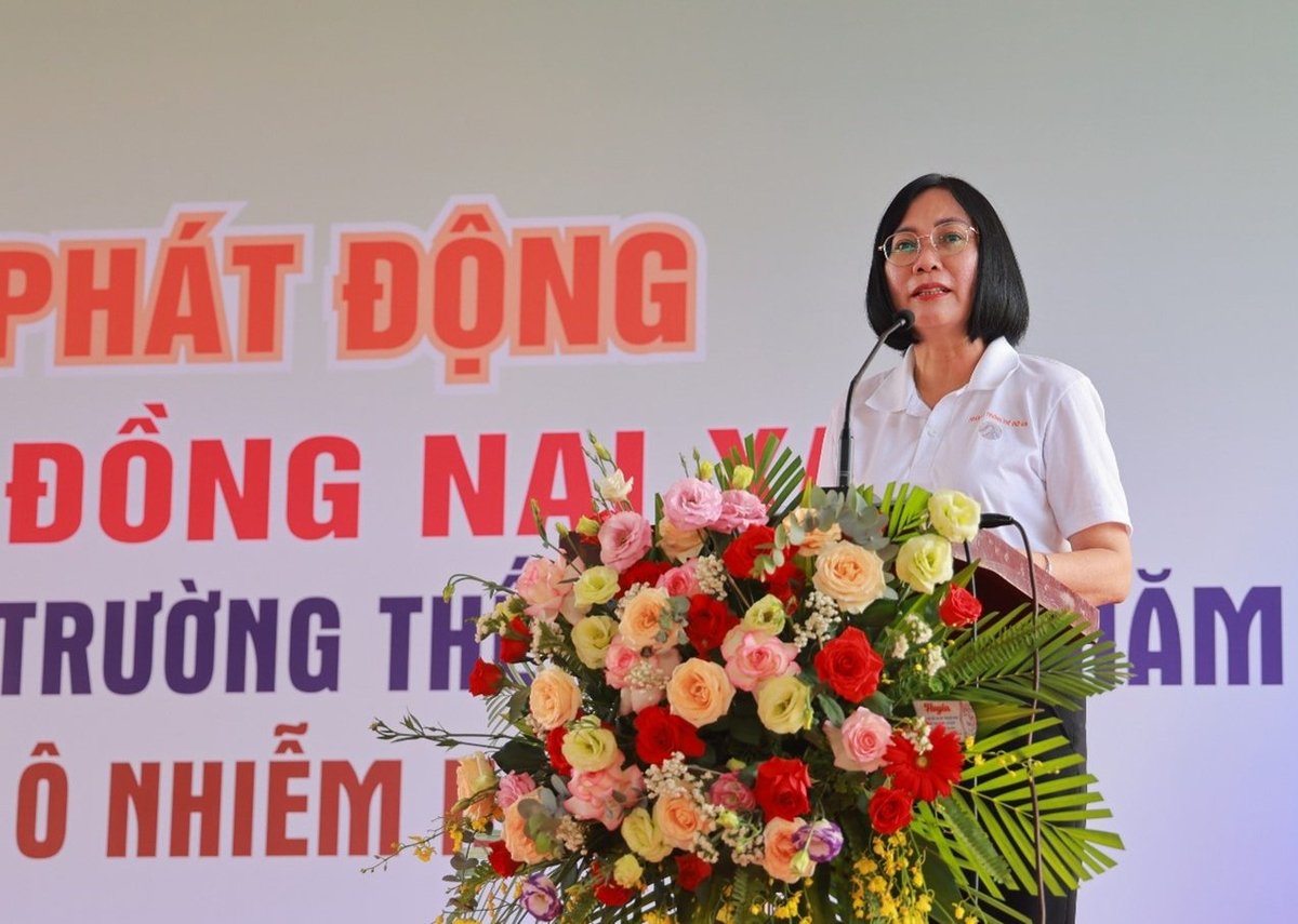 Bà Nguyễn Thị Hoàng, Phó Chủ tịch UBND tỉnh Đồng Nai, phát biểu tại sự kiện. Ảnh: C.P. Việt Nam. Bà Nguyễn Thị Hoàng, Phó Chủ tịch UBND tỉnh Đồng Nai, phát biểu tại sự kiện. Ảnh: C.P. Việt Nam.