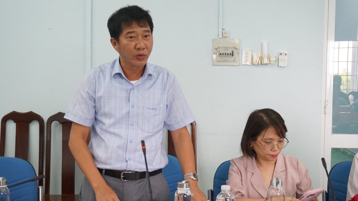 Ông Trần Quang Hùng chia sẻ tại cuộc họp Hội đồng tư vấn đánh giá an toàn đập, hồ chứa nước Dầu Tiếng năm 2025. Ảnh: Trần Trung. Ông Trần Quang Hùng chia sẻ tại cuộc họp Hội đồng tư vấn đánh giá an toàn đập, hồ chứa nước Dầu Tiếng năm 2025. Ảnh: Trần Trung.