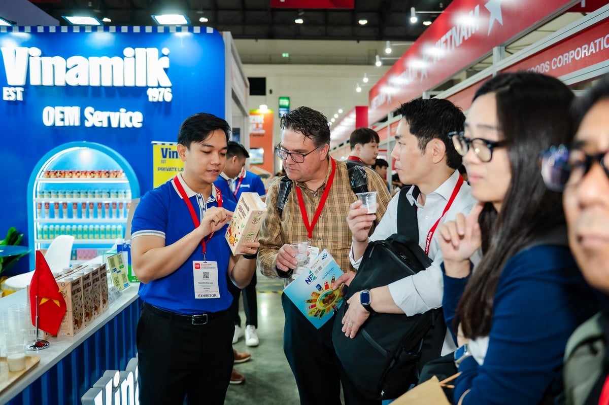 Thaifex Asia 2025 là Hội chợ F&B hàng đầu Châu Á mà Vinamilk đã tham gia gần 20 năm qua. Ảnh: Phương Uyên.