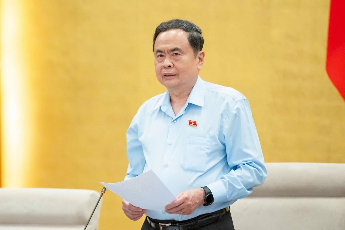 Chủ tịch Quốc hội Trần Thanh Mẫn phát biểu khai mạc phiên họp. Ảnh: Phạm Thắng. Chủ tịch Quốc hội Trần Thanh Mẫn phát biểu khai mạc phiên họp. Ảnh: Phạm Thắng.