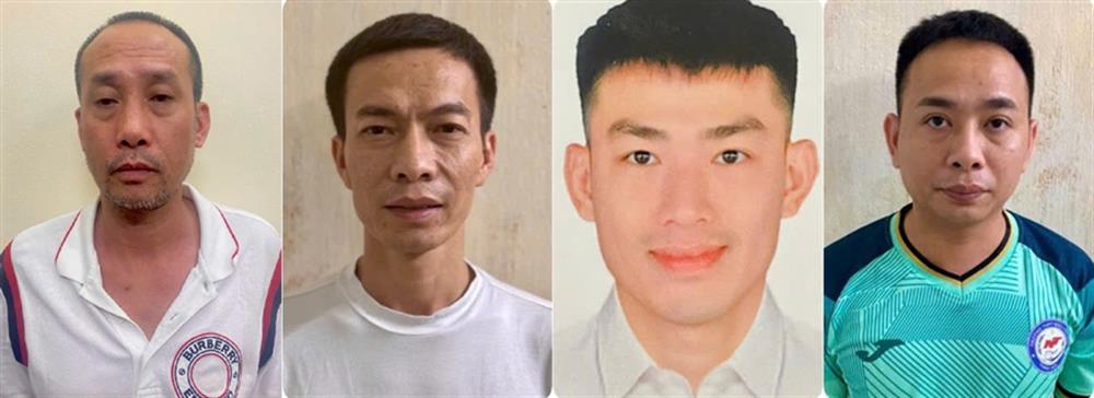 Các đối tượng (từ trái sang phải): Nguyễn Anh Tuấn, Trịnh Văn Tuấn, Nguyễn Xuân Long, Nguyễn Mạnh Cường. Ảnh: Bộ Công an. Các đối tượng (từ trái sang phải): Nguyễn Anh Tuấn, Trịnh Văn Tuấn, Nguyễn Xuân Long, Nguyễn Mạnh Cường. Ảnh: Bộ Công an.