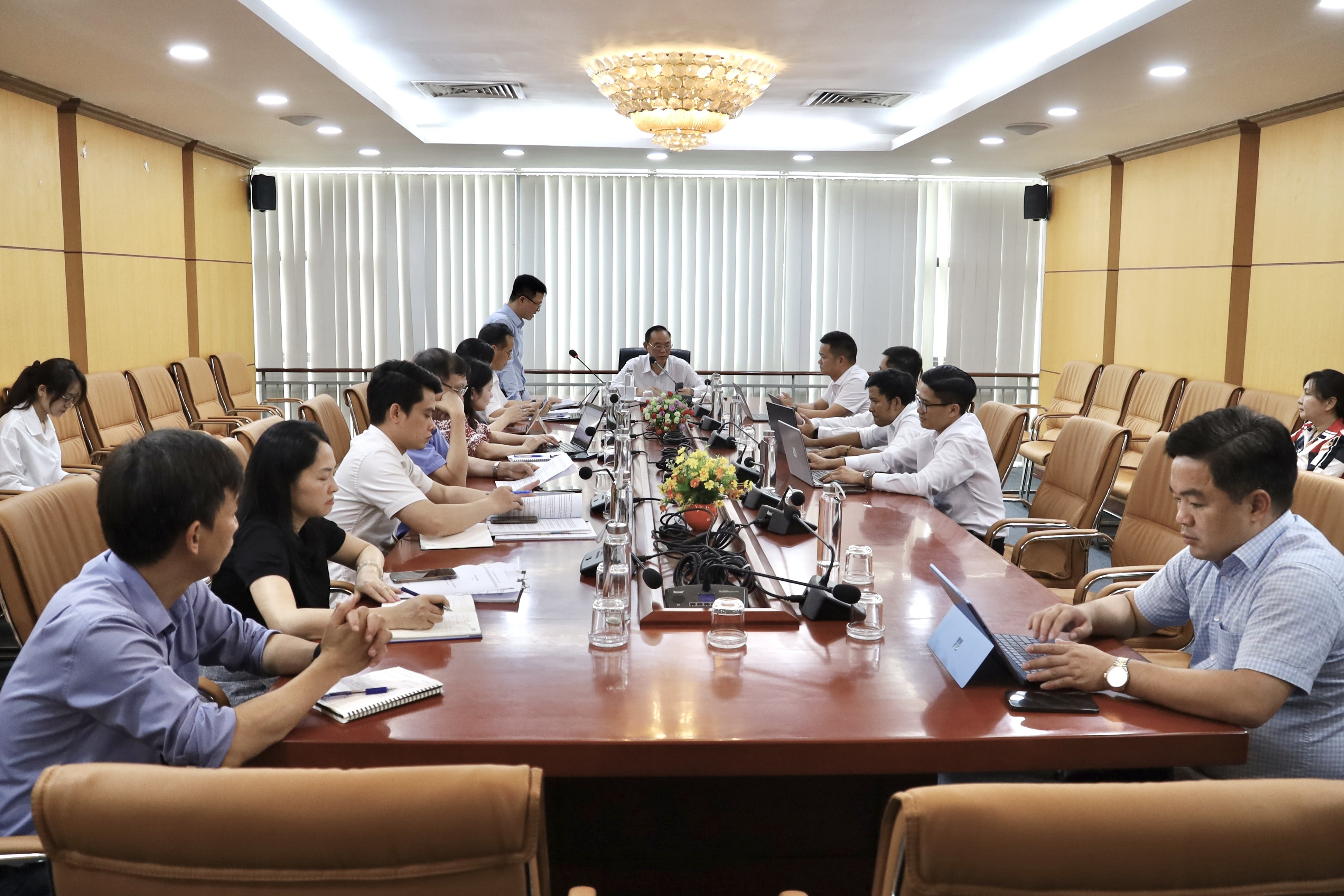 Toàn cảnh buổi làm việc. Ảnh: Phương Linh. Toàn cảnh buổi làm việc. Ảnh: Phương Linh.