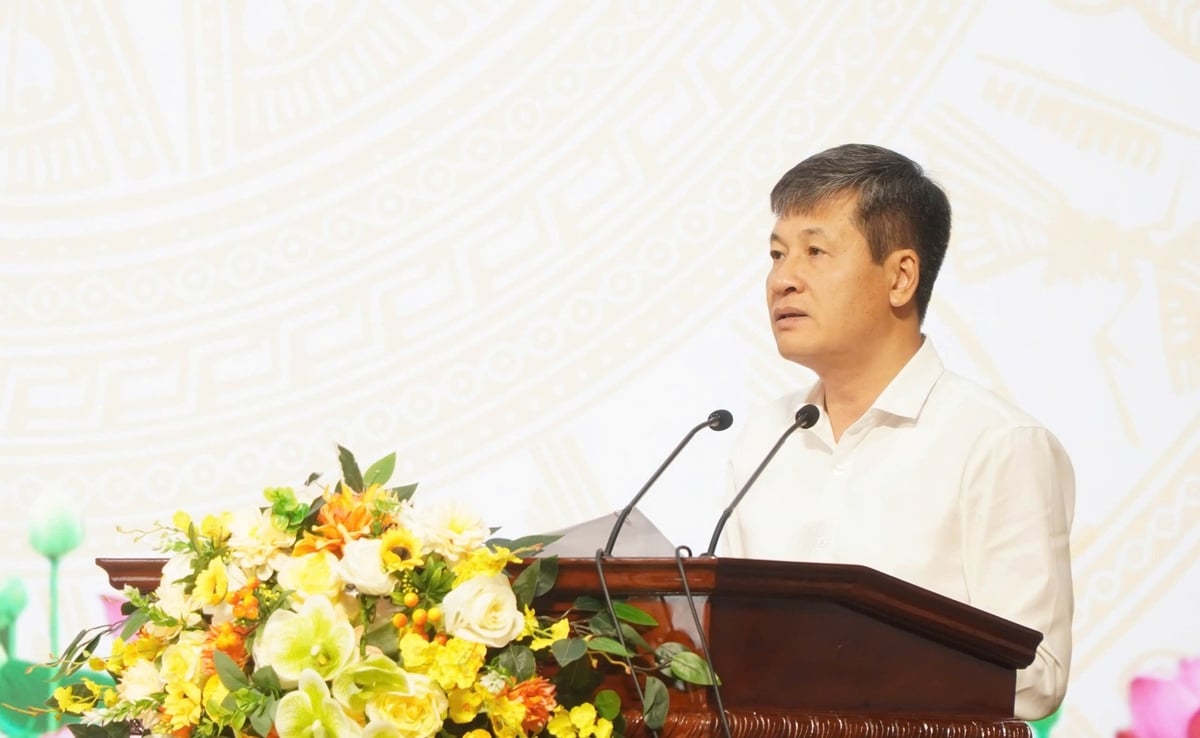 Phó Chủ tịch UBND tỉnh Yên Bái Ngô Hạnh Phúc phát biểu tại lễ phát động. Ảnh: Anh Thái. Phó Chủ tịch UBND tỉnh Yên Bái Ngô Hạnh Phúc phát biểu tại lễ phát động. Ảnh: Anh Thái.