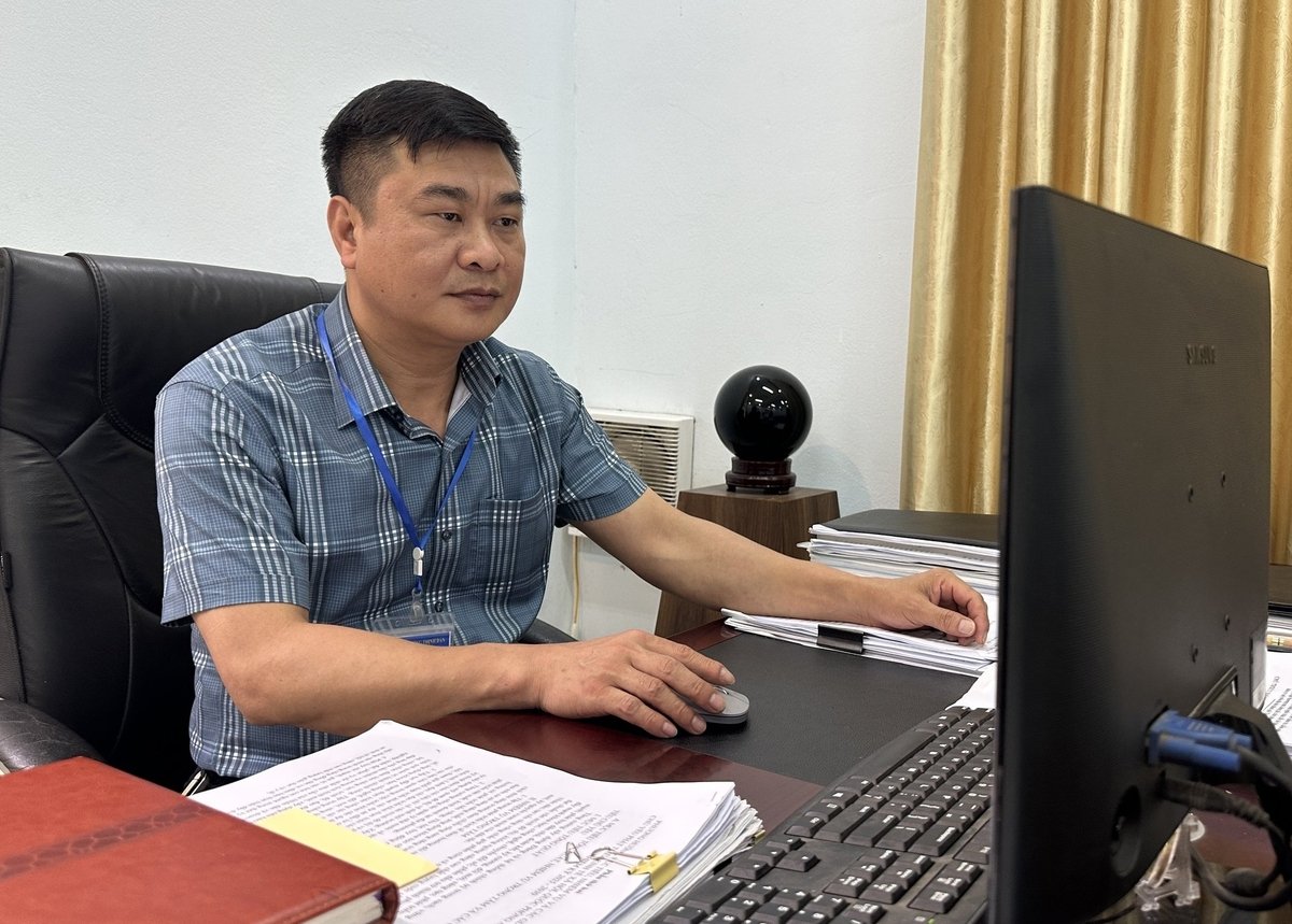 Ông Nguyễn Văn Nam - Chủ tịch phường Thịnh Đán. Ảnh: Quang Linh. Ông Nguyễn Văn Nam - Chủ tịch phường Thịnh Đán. Ảnh: Quang Linh.