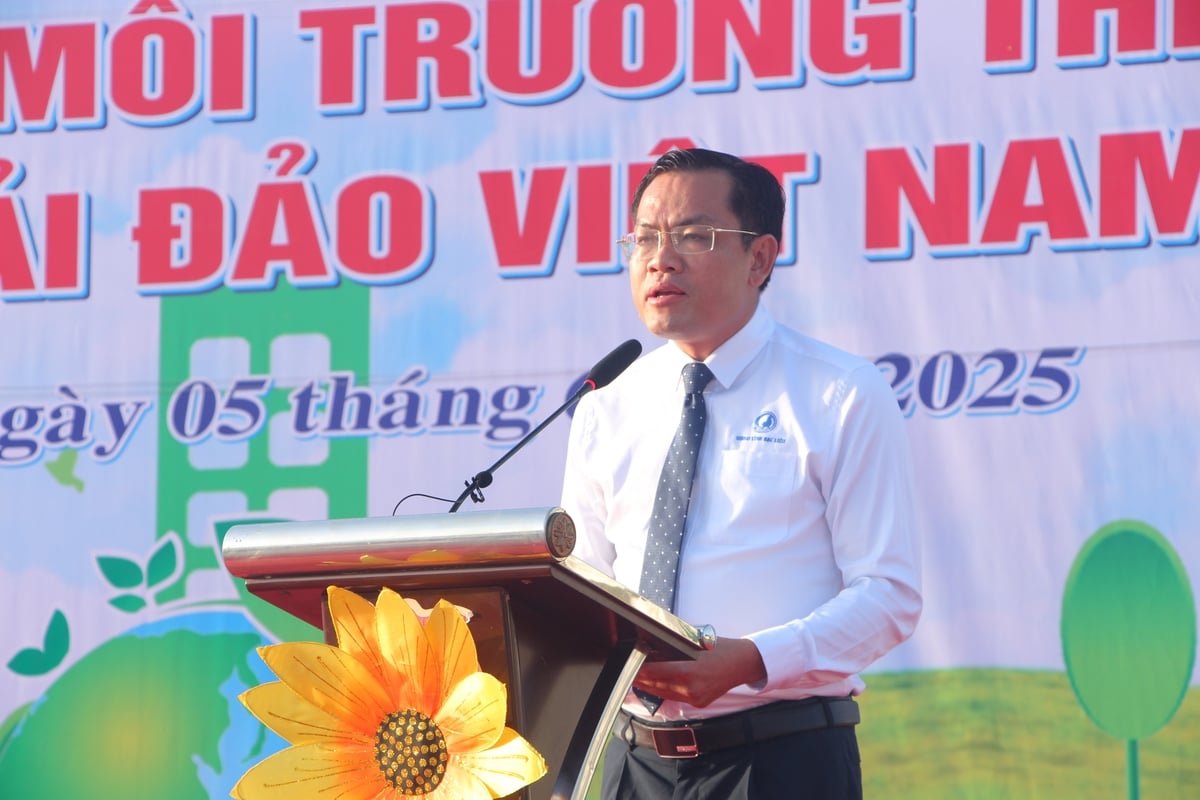 Ông Ngô Vũ Thăng, Phó Chủ tịch UBND tỉnh Bạc Liêu phát biểu. Ảnh: Trọng Linh. Ông Ngô Vũ Thăng, Phó Chủ tịch UBND tỉnh Bạc Liêu phát biểu. Ảnh: Trọng Linh.