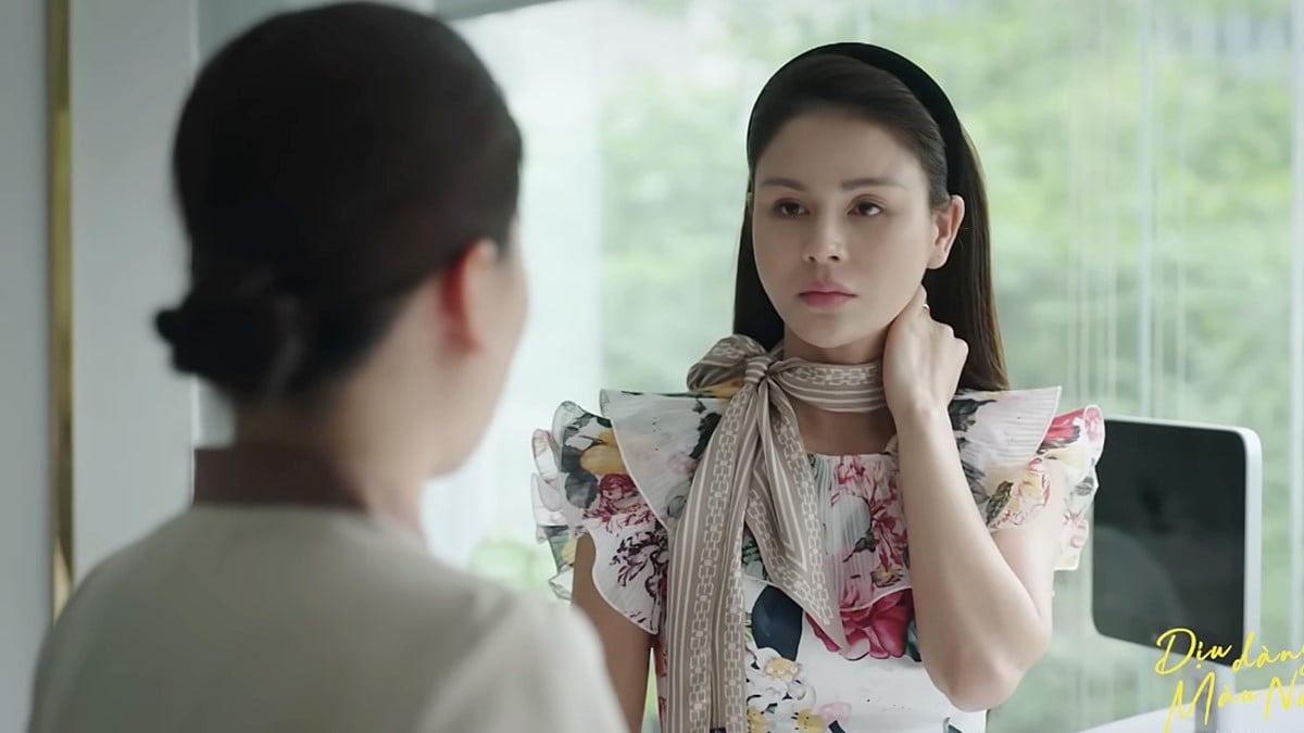 Xuân nhận ra chị Lan Anh không muốn giúp mình. Ảnh CMH Xuân nhận ra chị Lan Anh không muốn giúp mình. Ảnh CMH