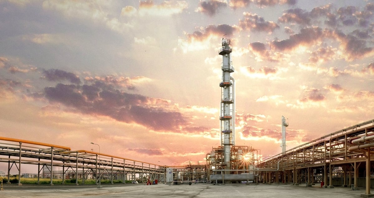 Biểu tượng năng lượng miền Tây. Ảnh: PV GAS.