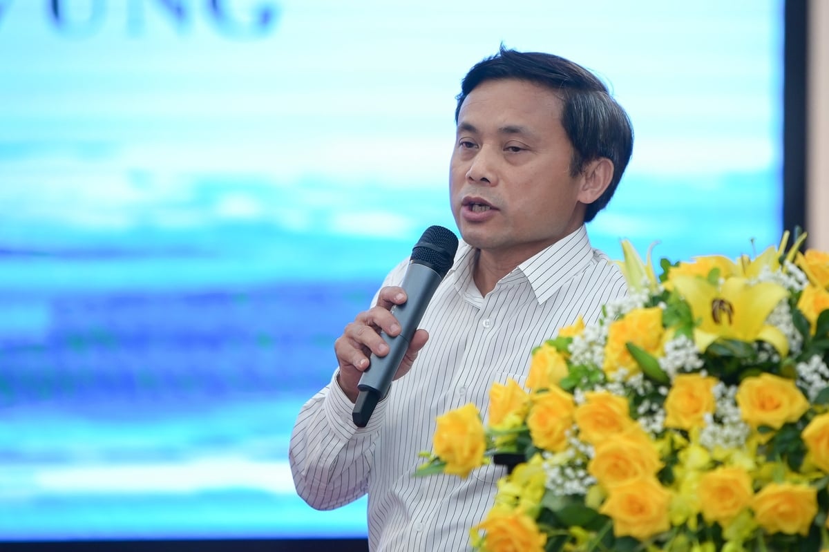 Ông Lê Trần Nguyên Hùng - Phó Cục trưởng Cục Thủy sản và Kiểm ngư phát biểu tại hội thảo. Ảnh: Tùng Đinh. Ông Lê Trần Nguyên Hùng - Phó Cục trưởng Cục Thủy sản và Kiểm ngư phát biểu tại hội thảo. Ảnh: Tùng Đinh.