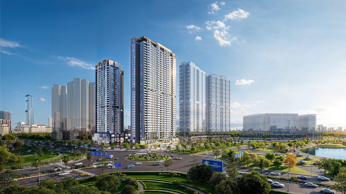 Hệ thống cửa kính double low-e chạm trần tại The Matrix One Premium. Ảnh: MIK Group. Hệ thống cửa kính double low-e chạm trần tại The Matrix One Premium. Ảnh: MIK Group.
