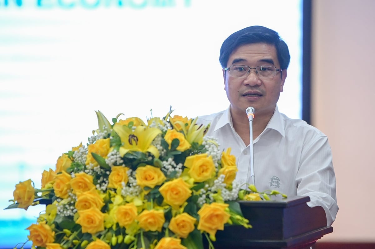 Ông Nguyễn Đức Toàn, Cục trưởng Cục Biển và Hải đảo Việt Nam phát biểu tại hội thảo. Ảnh: Tùng Đinh. Ông Nguyễn Đức Toàn, Cục trưởng Cục Biển và Hải đảo Việt Nam phát biểu tại hội thảo. Ảnh: Tùng Đinh.