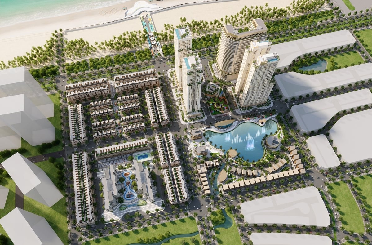 Tổng quan dự án nhìn từ trên cao. Ảnh: Regal Group.