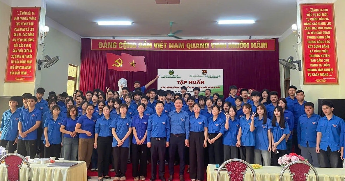 Lớp tập huấn Xây dựng nông thôn mới cho đoàn viên thanh niên năm 2025 thu hút sự tham gia của 150 đoàn viên thanh niên đến từ nhiều địa phương trên địa bàn tỉnh. Ảnh: HG.