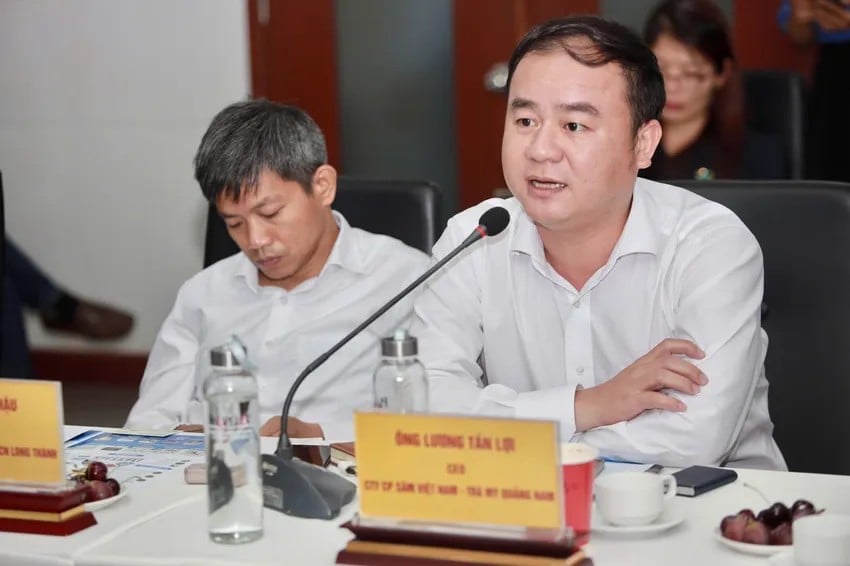 Ông Lương Tấn Lợi, Giám đốc Công ty CP Sâm Việt Nam – Trà My Quảng Nam băn khoăn về những vướng mắc pháp lý chưa được tháo gỡ. Ảnh: Nguyệt Nhi. Ông Lương Tấn Lợi, Giám đốc Công ty CP Sâm Việt Nam – Trà My Quảng Nam băn khoăn về những vướng mắc pháp lý chưa được tháo gỡ. Ảnh: Nguyệt Nhi.