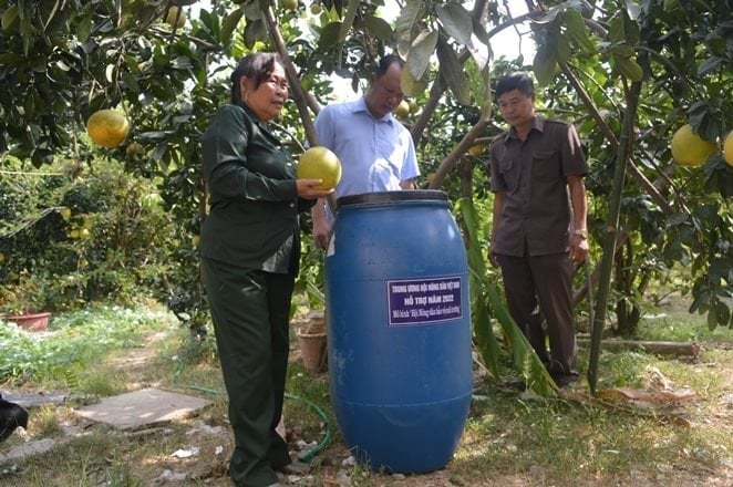 Mô hình nông dân thu gom, phân loại xử lý rác thải hữu cơ thành phân bón vi sinh ở xã Thanh Xương. Ảnh: Hoàng Châu. Mô hình nông dân thu gom, phân loại xử lý rác thải hữu cơ thành phân bón vi sinh ở xã Thanh Xương. Ảnh: Hoàng Châu.