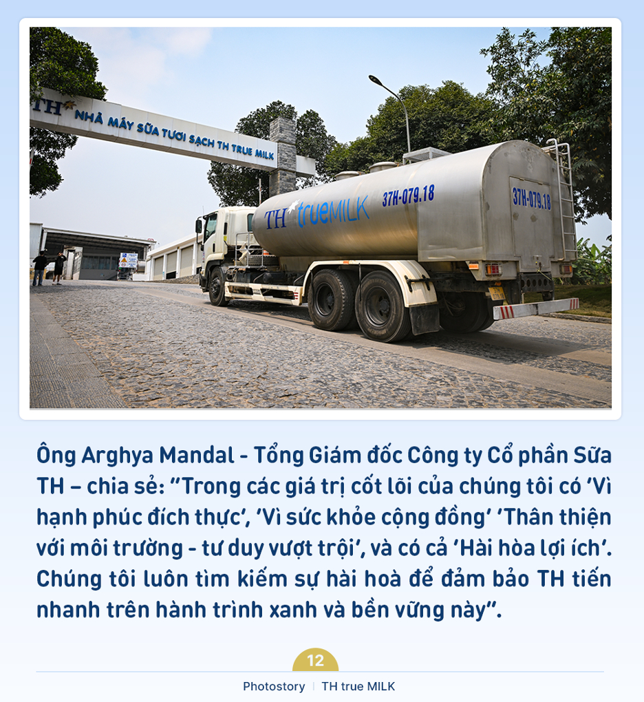 Ngoài các giải pháp kể trên, các nhà máy TH còn áp dụng hàng loạt sáng kiến kỹ thuật vừa đảm bảo giảm phát thải vừa nâng cao hiệu quả sản xuất như: lắp biến tần điều khiển cho máy nén kho lạnh, thay thế máy thổi hiệu suất thấp bằng máy thổi khí hiệu suất cao theo công nghệ Turbo Blower; cài đặt lại áp suất khí nén sử dụng trên các dây chuyền sản xuất; lắp đặt bảo ôn van hơi,… Các công ty nâng cao ý thức nhân viên về tiết kiệm nước, tiết kiệm năng lượng, hạn chế rác thải, tăng cường trồng cây trong khuôn viên nhà máy,... Nhà máy Núi Tiên còn sử dụng phương tiện đưa đón nhân viên nhằm giảm phát thải khí nhà kính từ các phương tiện cá nhân. Ngoài ra, TH cũng bù đắp carbon thông qua các chứng chỉ năng lượng tái tạo (IREC), đóng góp cho sự phát triển của các dự án năng lượng xanh của Việt Nam (điện gió), và góp phần phát triển thị trường carbon trong nước.