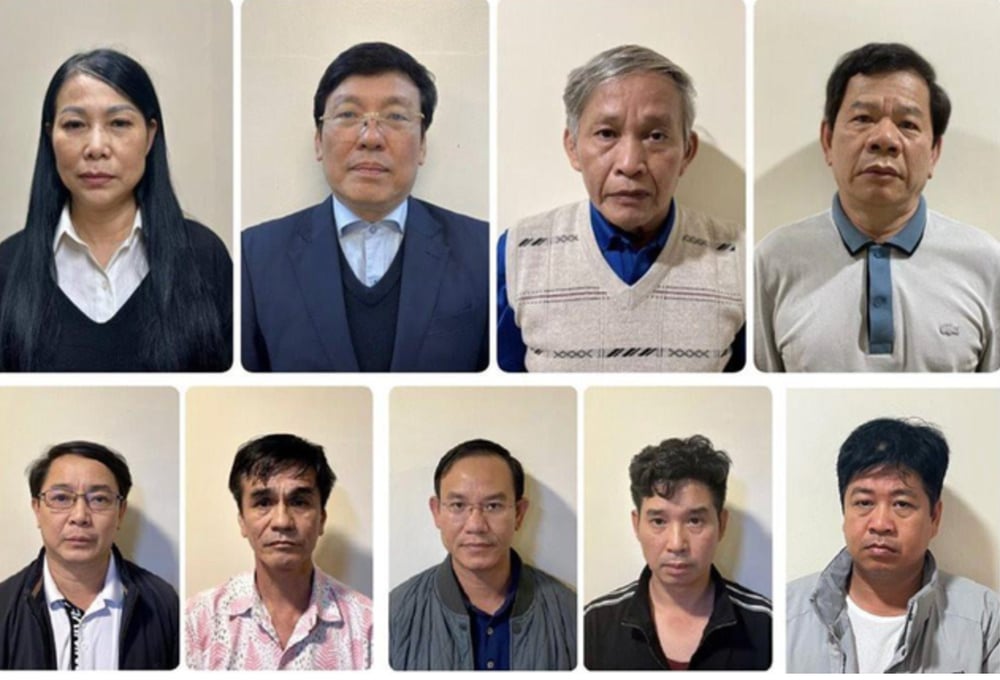 Nhiều cựu lãnh đạo cấp cao tại Vĩnh Phúc, Phú Thọ và Quảng Ngãi bị bắt trong đại án liên quan Nguyễn Văn Hậu, Chủ tịch Tập đoàn Phúc Sơn. Ảnh: Bộ Công an.