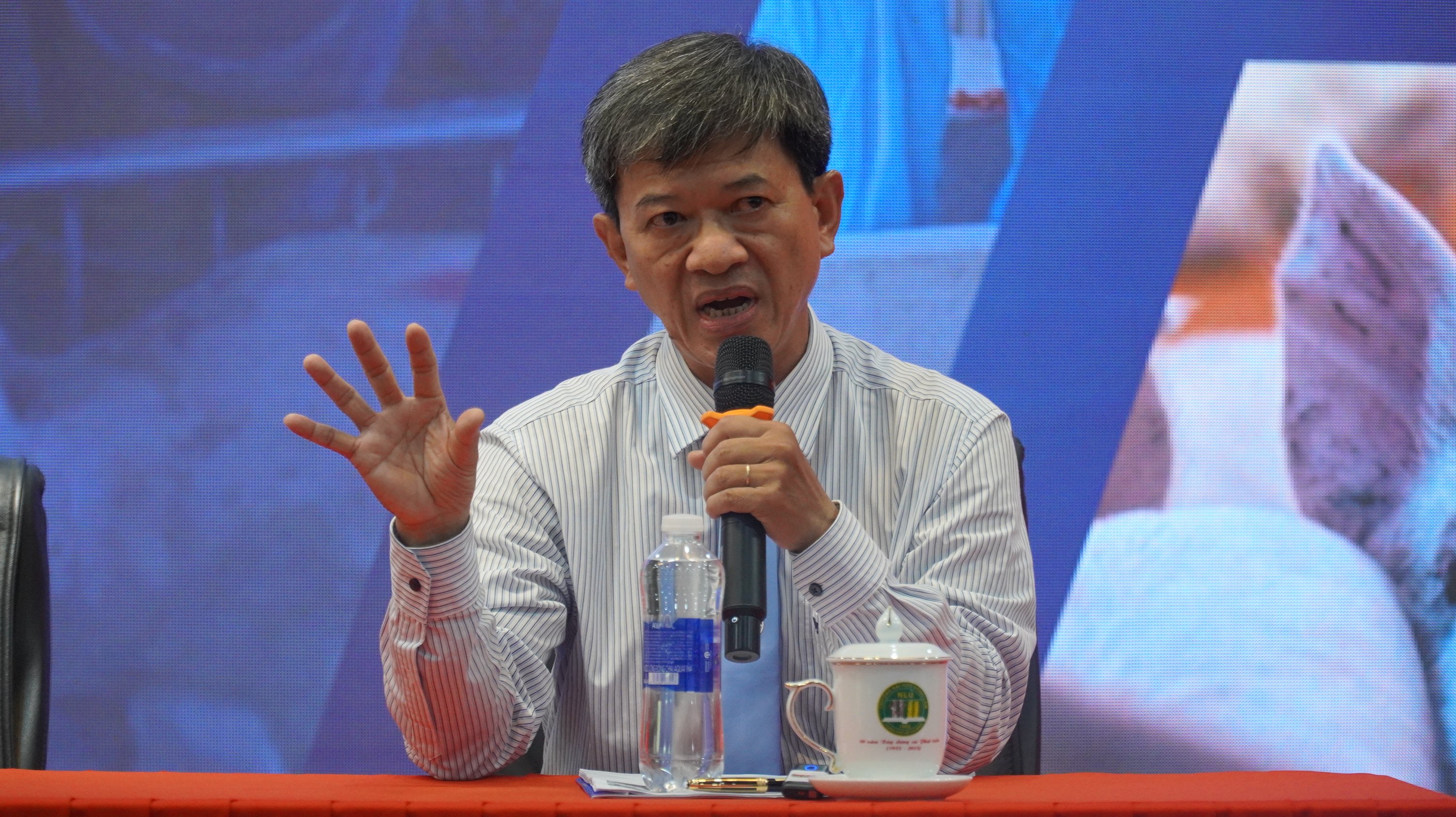 TS. Nguyễn Ngọc Hải nhấn mạnh cần xây dựng bản đồ miễn dịch số để kiểm soát dịch bệnh chủ động. Ảnh: Trần Phi. TS. Nguyễn Ngọc Hải nhấn mạnh cần xây dựng bản đồ miễn dịch số để kiểm soát dịch bệnh chủ động. Ảnh: Trần Phi.