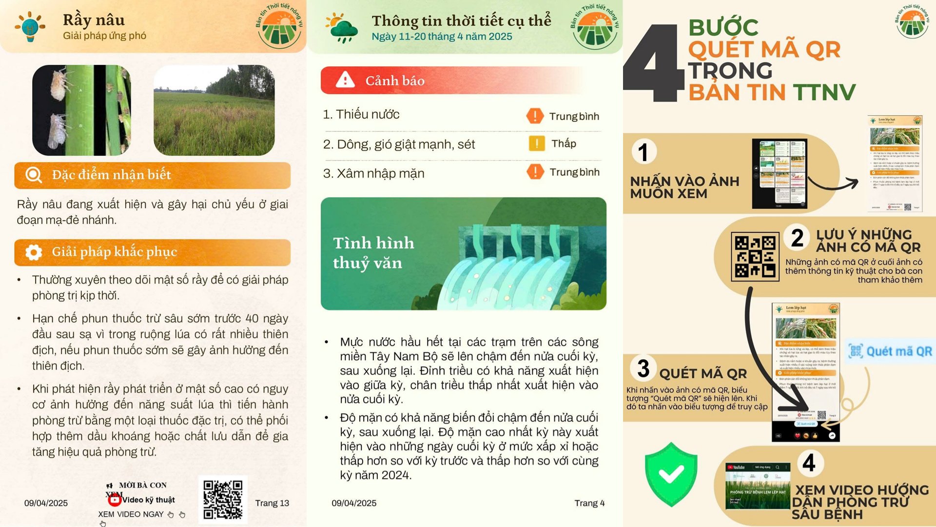 Bản tin thời tiết nông vụ phiên bản cải tiến năm 2025. Ảnh: CIAT. Bản tin thời tiết nông vụ phiên bản cải tiến năm 2025. Ảnh: CIAT.