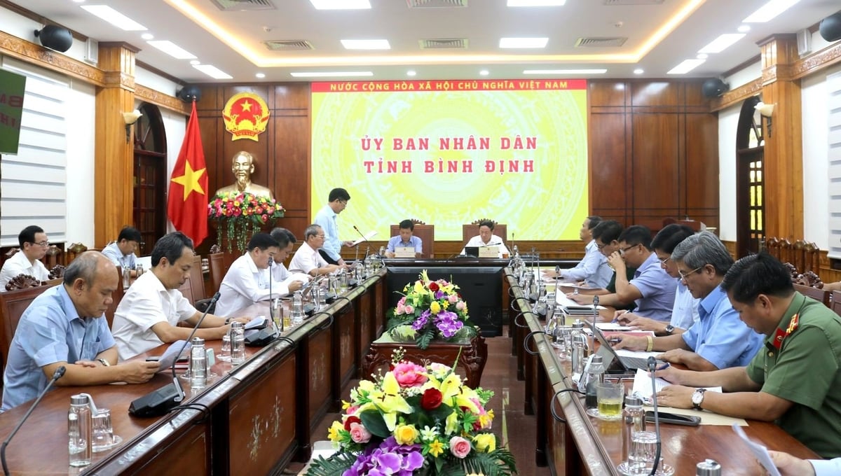 Bình Định thường xuyên tổ chức những cuộc họp chuyên đề về chống khai thác IUU. Ảnh: V.Đ.T. Bình Định thường xuyên tổ chức những cuộc họp chuyên đề về chống khai thác IUU. Ảnh: V.Đ.T.