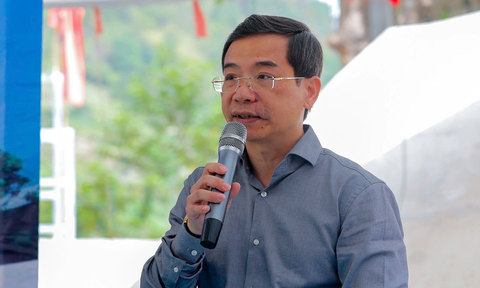 Ông Nguyễn Trường Sơn cho rằng, cần đẩy mạnh ứng dụng khoa học công nghệ vào cách quản lý đê điều, phòng chống thiên tai. Ảnh: Phạm Hiếu. Ông Nguyễn Trường Sơn cho rằng, cần đẩy mạnh ứng dụng khoa học công nghệ vào cách quản lý đê điều, phòng chống thiên tai. Ảnh: Phạm Hiếu.