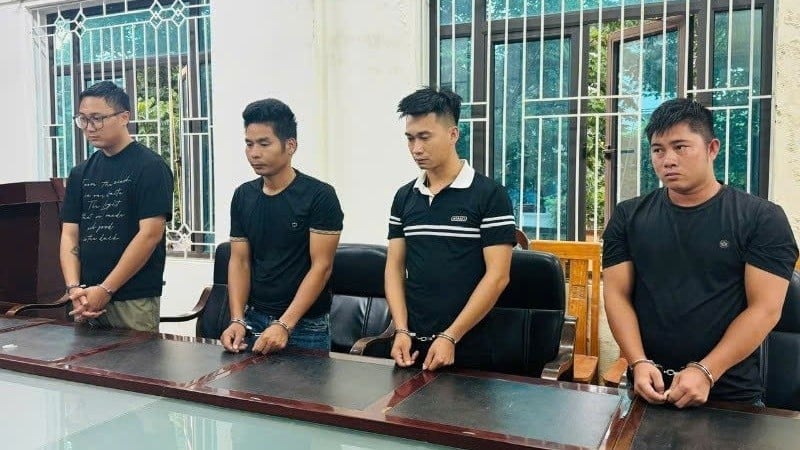 Nhóm đối tượng bị khởi tố theo quy định tại Điều 188 Bộ luật Hình sự. Ảnh: Công an tỉnh Vĩnh Phúc. Nhóm đối tượng bị khởi tố theo quy định tại Điều 188 Bộ luật Hình sự. Ảnh: Công an tỉnh Vĩnh Phúc.