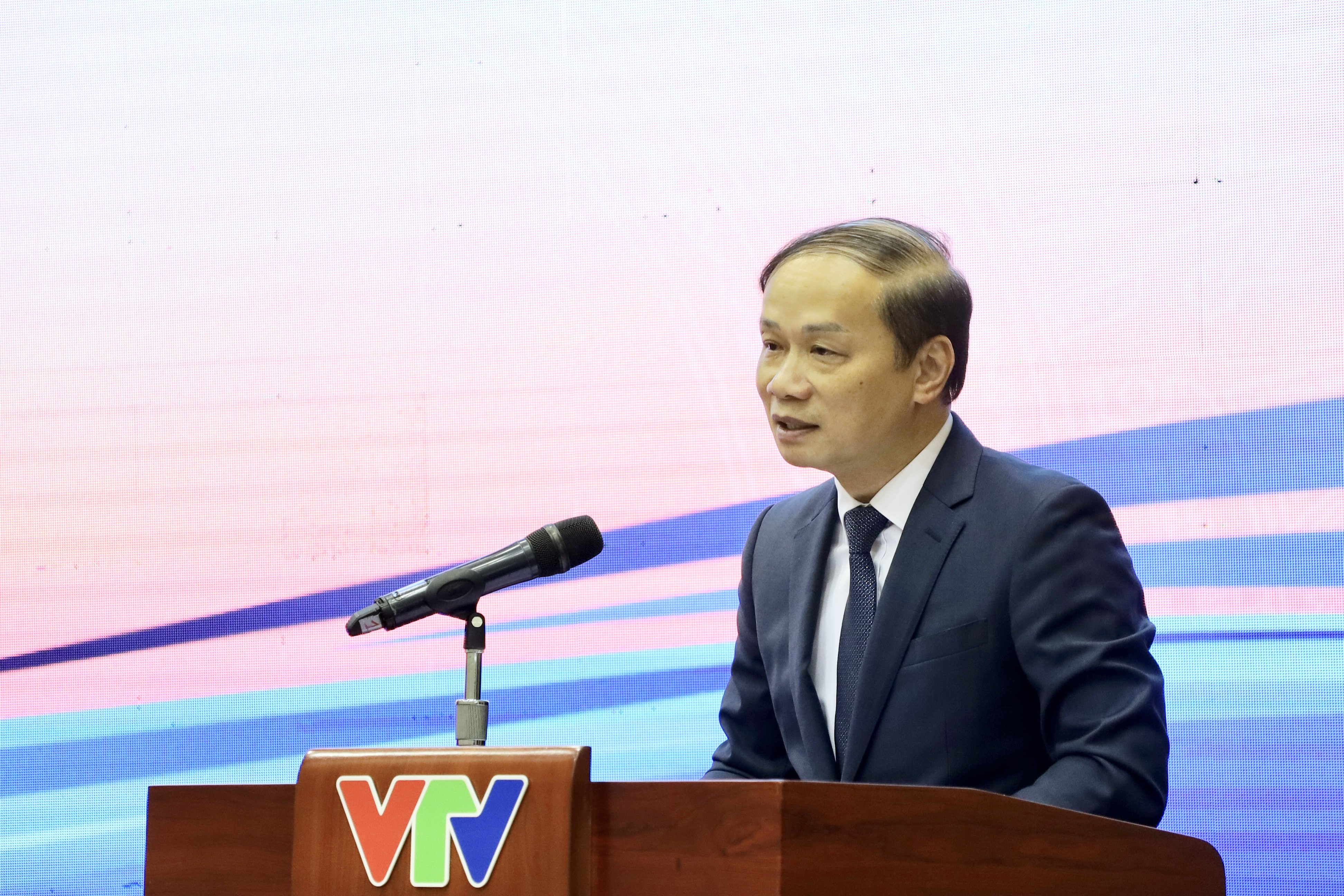 Theo Phó Trưởng Ban Tuyên giáo và Dân vận Trung ương Phạm Tất Thắng, Giải thưởng thông tin đối ngoại không có giới hạn trong sự đổi mới và sáng tạo. Ảnh: Phương Linh. Theo Phó Trưởng Ban Tuyên giáo và Dân vận Trung ương Phạm Tất Thắng, Giải thưởng thông tin đối ngoại không có giới hạn trong sự đổi mới và sáng tạo. Ảnh: Phương Linh.