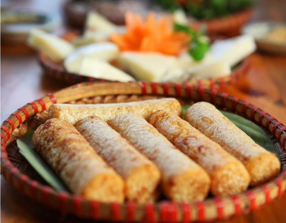 Cơm lam thơm mùi nếp mới. Ảnh: Thiếu Ngân Ciel de Puluong. Cơm lam thơm mùi nếp mới. Ảnh: Thiếu Ngân Ciel de Puluong.