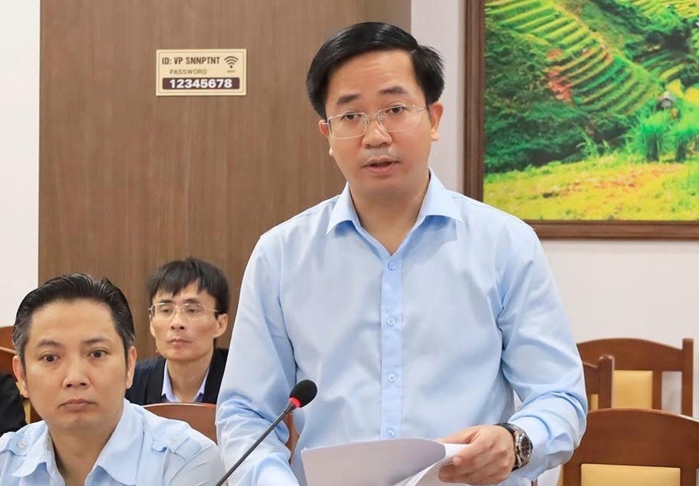Ông Trần Minh Sáng, Giám đốc Sở Nông nghiệp và Môi trường tỉnh Lào Cai. Ảnh: Bích Hợp. Ông Trần Minh Sáng, Giám đốc Sở Nông nghiệp và Môi trường tỉnh Lào Cai. Ảnh: Bích Hợp.