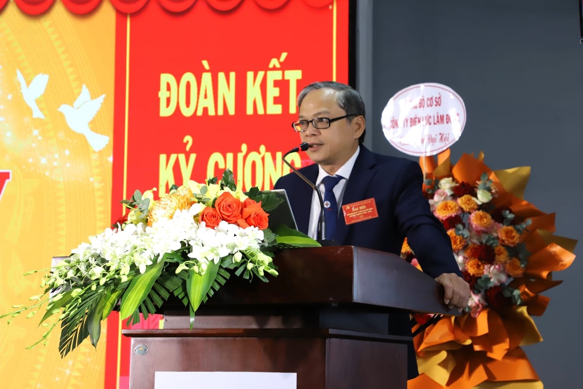 Ông Nguyễn Thanh Phương, Bí thư Đảng ủy, Giám đốc PC Đắk Nông xác định phương hướng nhiệm vụ tại Đại hội nhiệm kỳ 2025 - 2030. Ảnh: Tâm An. Ông Nguyễn Thanh Phương, Bí thư Đảng ủy, Giám đốc PC Đắk Nông xác định phương hướng nhiệm vụ tại Đại hội nhiệm kỳ 2025 - 2030. Ảnh: Tâm An.