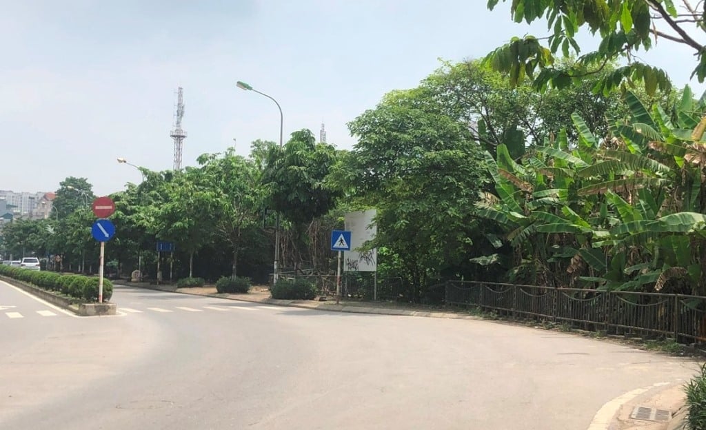 Khu đất nằm ở vị trí đắc địa ngay tại trung tâm của huyện Thanh Trì. Ảnh: PT. Khu đất nằm ở vị trí đắc địa ngay tại trung tâm của huyện Thanh Trì. Ảnh: PT.
