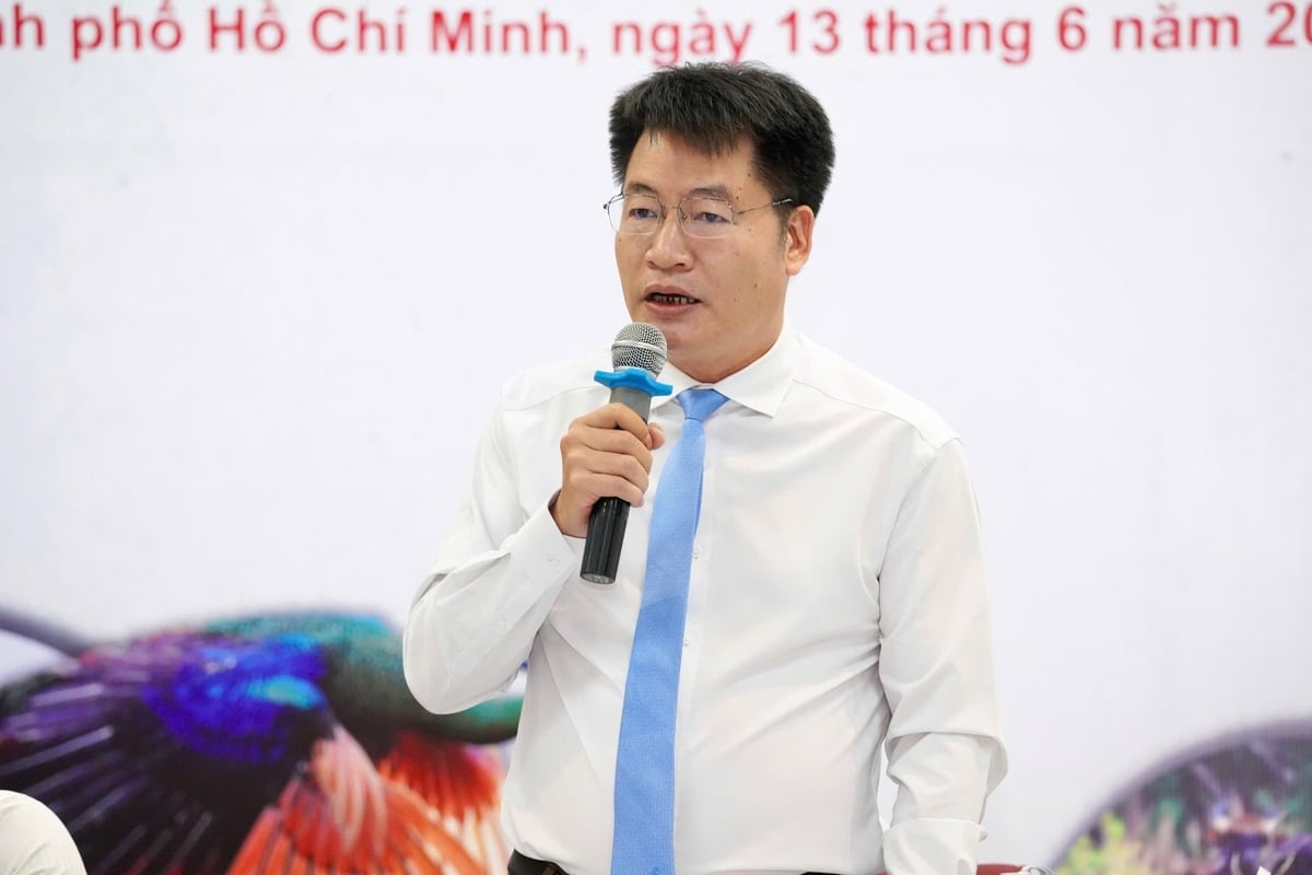 Nhà báo Đinh Đức Thọ - Phó Tổng biên tập Báo Pháp Luật TPHCM phát biểu tại tọa đàm. Ảnh: Đình Du. Nhà báo Đinh Đức Thọ - Phó Tổng biên tập Báo Pháp Luật TPHCM phát biểu tại tọa đàm. Ảnh: Đình Du.