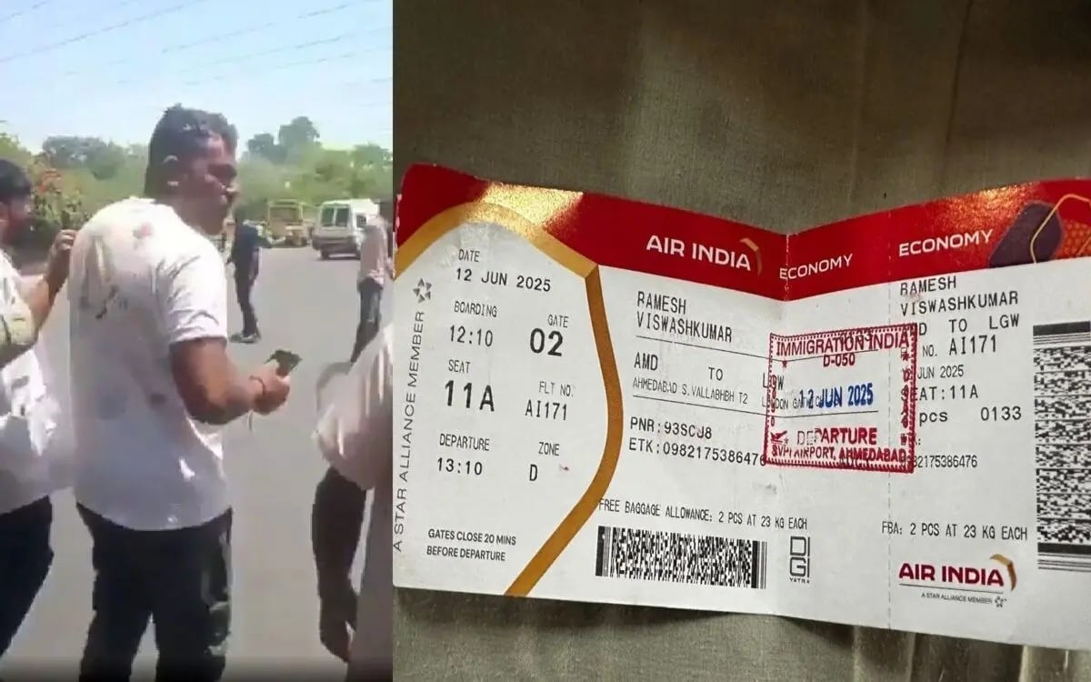 Ramesh Viswashkumar, người sống sót duy nhất trong vụ rơi máy bay của Air India ở Ahmedabad khiến hơn 240 người thiệt mạng. Ảnh: Hindustan Times. Ramesh Viswashkumar, người sống sót duy nhất trong vụ rơi máy bay của Air India ở Ahmedabad khiến hơn 240 người thiệt mạng. Ảnh: Hindustan Times.