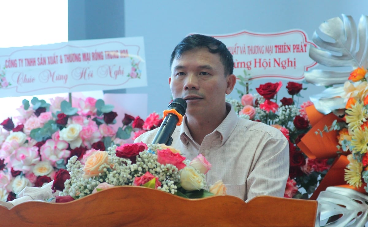 Ông Nguyễn Hắc Hiển, Chi cục trưởng Chi cục Trồng trọt và BVTV tỉnh Đắk Lắk phát biểu tại hội nghị. Ảnh: Phương Chi. Ông Nguyễn Hắc Hiển, Chi cục trưởng Chi cục Trồng trọt và BVTV tỉnh Đắk Lắk phát biểu tại hội nghị. Ảnh: Phương Chi.