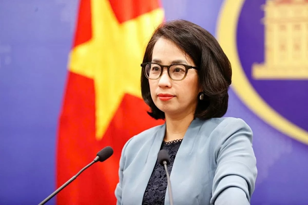 Người phát ngôn Bộ Ngoại giao Việt Nam. Ảnh: Bảo Chi. Người phát ngôn Bộ Ngoại giao Việt Nam. Ảnh: Bảo Chi.