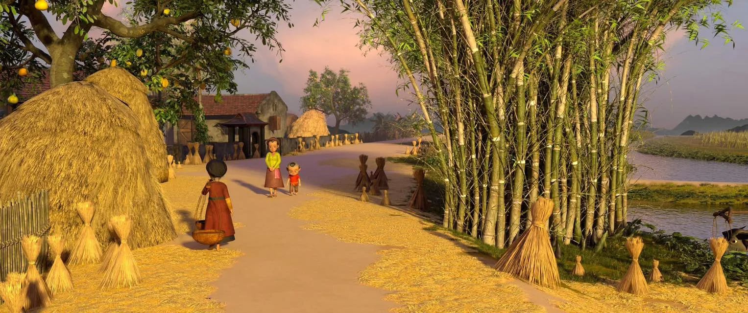 Bộ phim thể hiện sinh động đời sống làng quê Bắc bộ, nơi cây đa, bến nước, sân đình đã trở nên vô cùng thân thuộc. Bộ phim thể hiện sinh động đời sống làng quê Bắc bộ, nơi cây đa, bến nước, sân đình đã trở nên vô cùng thân thuộc.