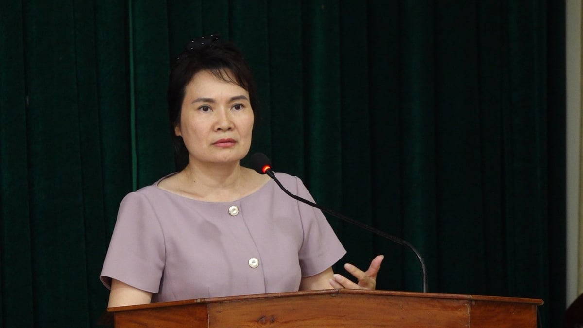 Bà Nguyễn Thị Tuyết - Phó Chủ tịch UBND TP Thái Nguyên phát biểu tại lớp tập huấn kỹ thuật sản xuất chè theo tiêu chuẩn hữu cơ. Ảnh: Quang Linh. Bà Nguyễn Thị Tuyết - Phó Chủ tịch UBND TP Thái Nguyên phát biểu tại lớp tập huấn kỹ thuật sản xuất chè theo tiêu chuẩn hữu cơ. Ảnh: Quang Linh.