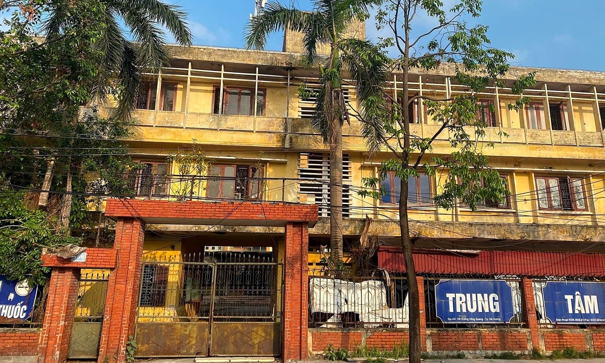 Trung tâm Dịch vụ việc làm Hải Dương nằm trong số những cơ sở nhà, đất thuộc diện điều chuyển. Ảnh: Báo Hải Dương.