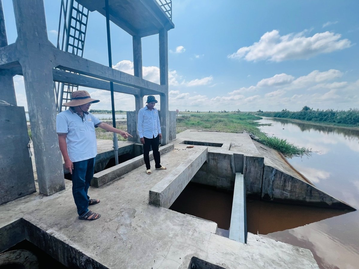Hệ thống thủy lợi đồng bộ giúp cho người dân chủ động được mùa vụ. Ảnh: Trọng Linh. Hệ thống thủy lợi đồng bộ giúp cho người dân chủ động được mùa vụ. Ảnh: Trọng Linh.