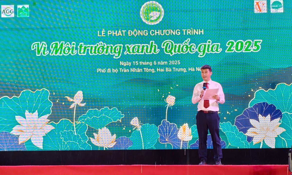 TS Hoàng Hiệp, Viện trưởng Viện Nghiên cứu Tăng trưởng xanh phát biểu khai mạc sự kiện. Ảnh: Bảo Thắng. TS Hoàng Hiệp, Viện trưởng Viện Nghiên cứu Tăng trưởng xanh phát biểu khai mạc sự kiện. Ảnh: Bảo Thắng.