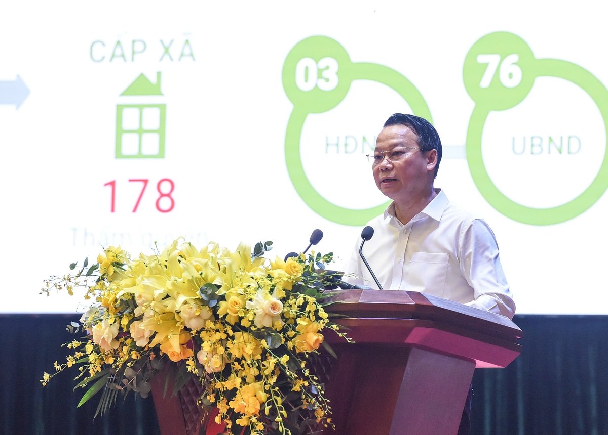 Bộ trưởng Bộ Nông nghiệp và Môi trường Đỗ Đức Duy đã có bài tham luận tại Hội nghị toàn quốc tập huấn về tổ chức và hoạt động của tổ chức Đảng, chính quyền, Mặt trận Tổ quốc, các đoàn thể chính trị ở cấp xã (mới). Ảnh: Thanh Hải. Bộ trưởng Bộ Nông nghiệp và Môi trường Đỗ Đức Duy đã có bài tham luận tại Hội nghị toàn quốc tập huấn về tổ chức và hoạt động của tổ chức Đảng, chính quyền, Mặt trận Tổ quốc, các đoàn thể chính trị ở cấp xã (mới). Ảnh: Thanh Hải.