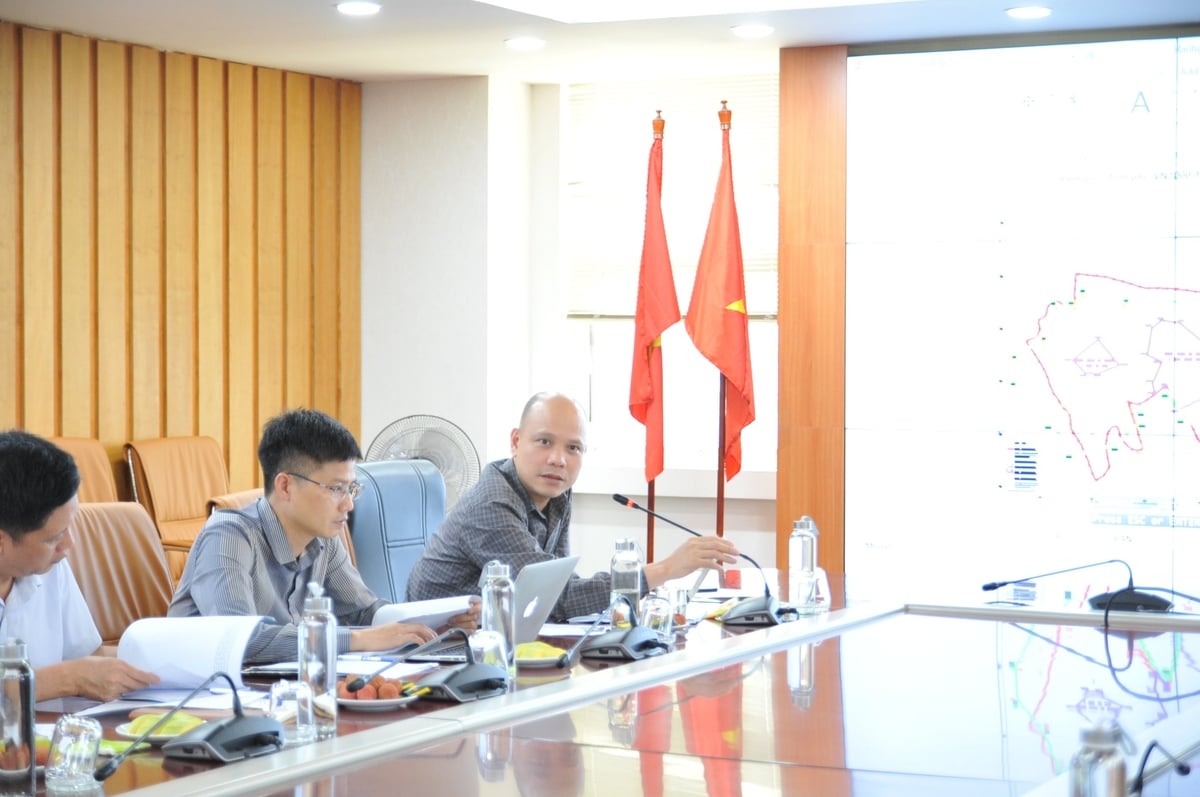 Ông Trần Phương - Phó Cục trưởng Cục Địa chất và Khoáng sản Việt Nam chủ trì cuộc họp. Ảnh: Mai Đan. Ông Trần Phương - Phó Cục trưởng Cục Địa chất và Khoáng sản Việt Nam chủ trì cuộc họp. Ảnh: Mai Đan.