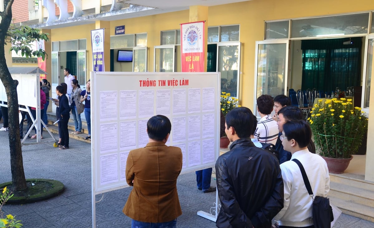 Thông qua Sàn giao dịch việc làm, người lao động có nhiều cơ hội để tìm kiếm việc làm ổn định, giảm nguy cơ thất nghiệp. Ảnh: Văn Dinh. Thông qua Sàn giao dịch việc làm, người lao động có nhiều cơ hội để tìm kiếm việc làm ổn định, giảm nguy cơ thất nghiệp. Ảnh: Văn Dinh.